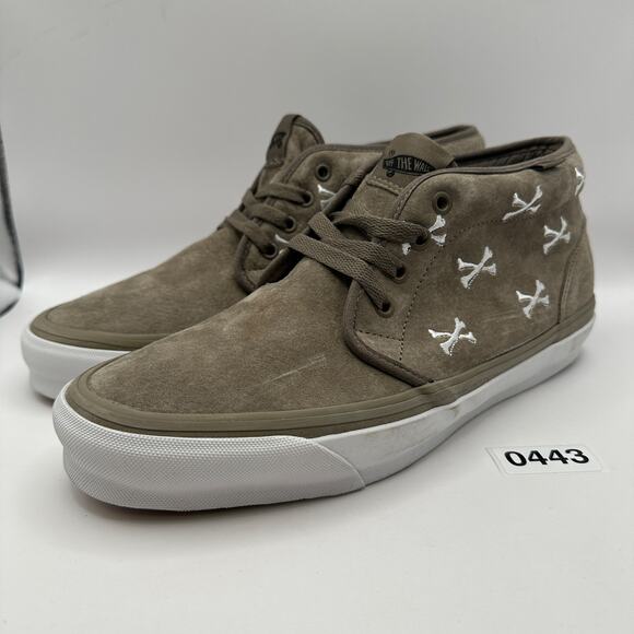 VANS x WTAPS OG Chukka LX Men\'s 10.5 Bone Coyote VN0AU3GBMD Suede Leather main image 7